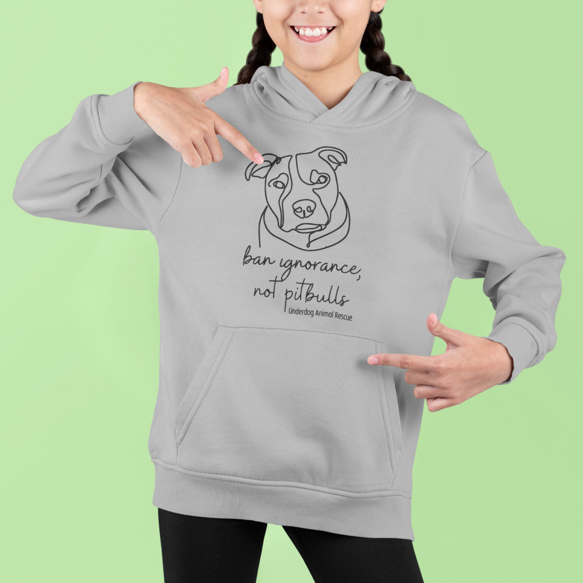 Underdog Pitty Youth Hoodie (Available in several colors)