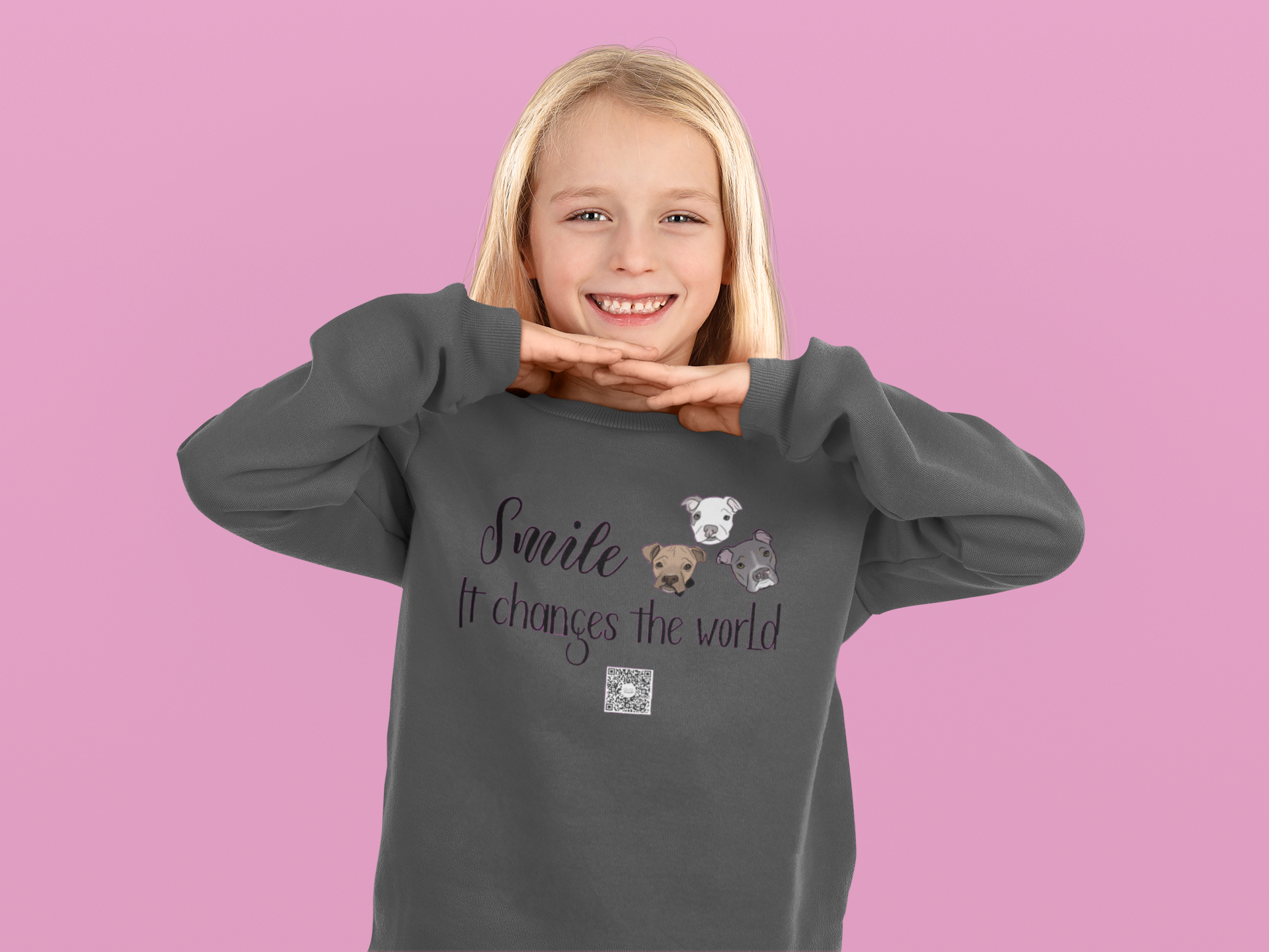 Cleft Pup Brigade Smile - Youth Sweatshirt