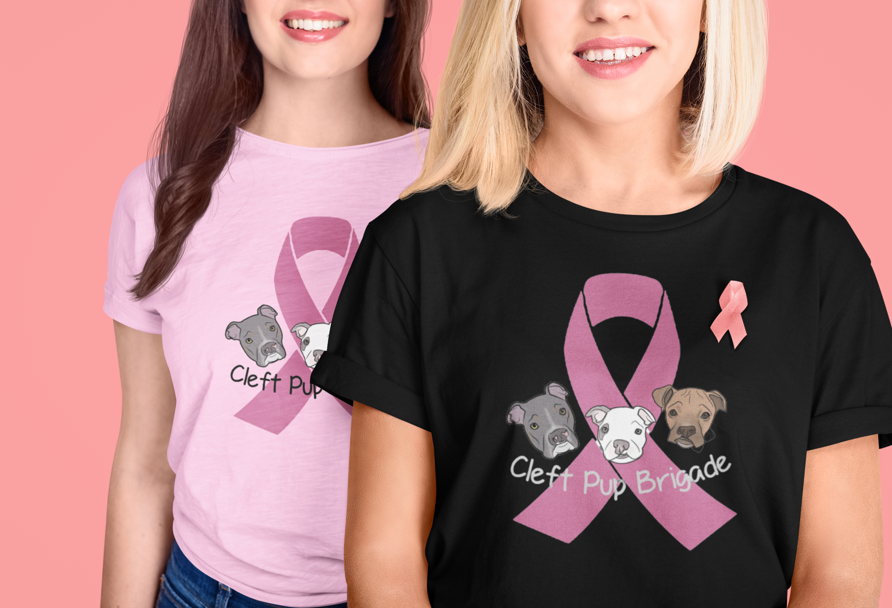 Cleft Pup Brigade Cancer Awareness Unisex