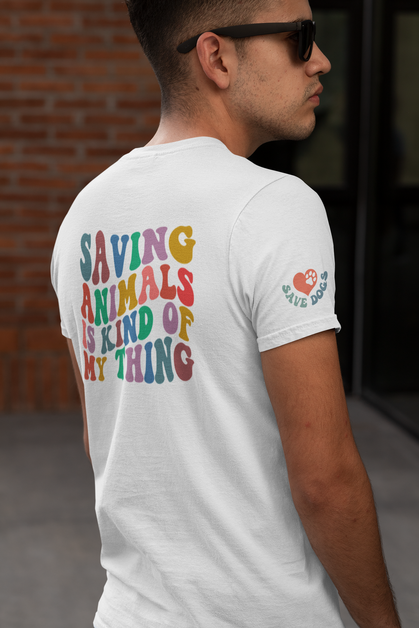 Saving Animals Tee (available in several colors)