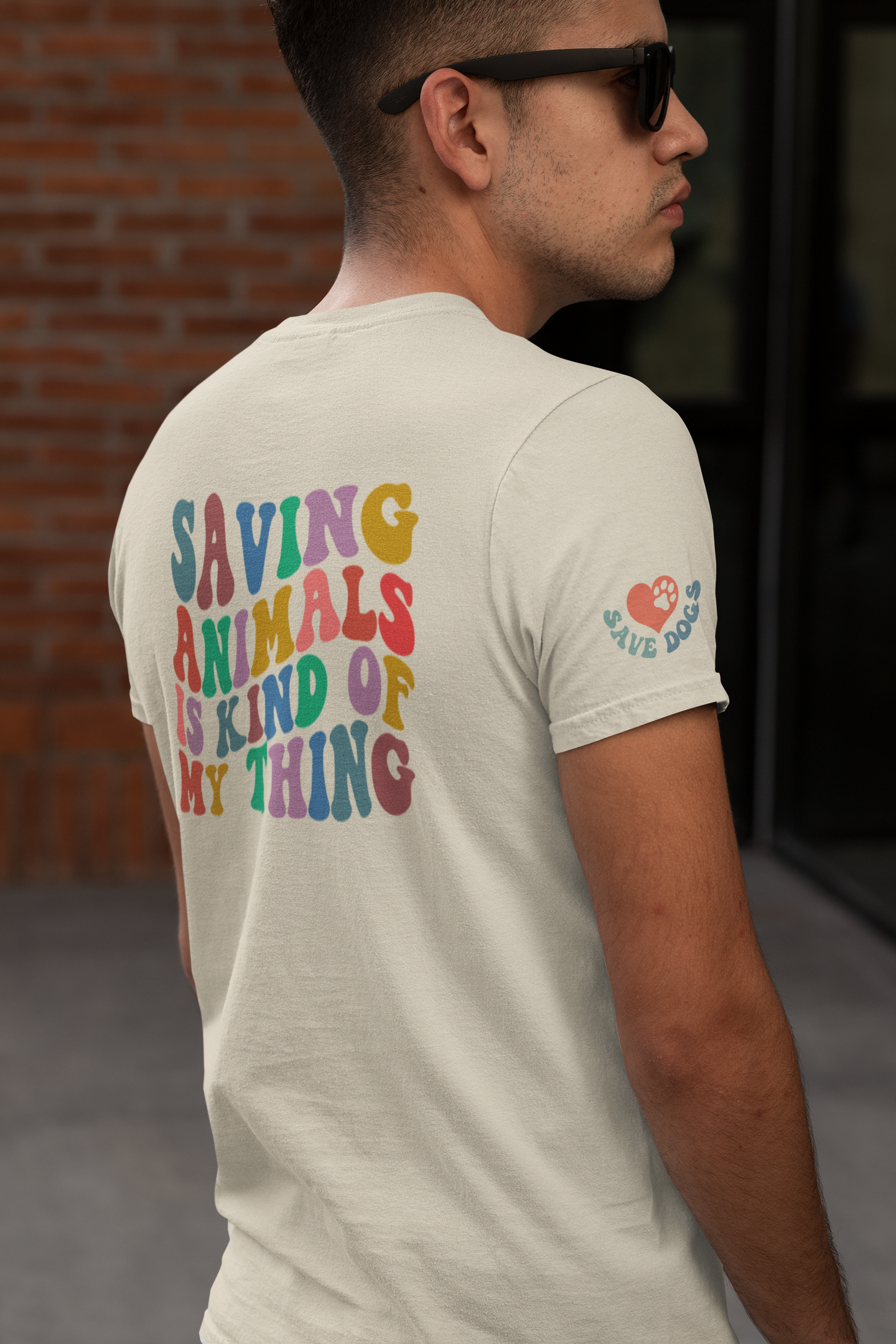 Saving Animals Tee (available in several colors)