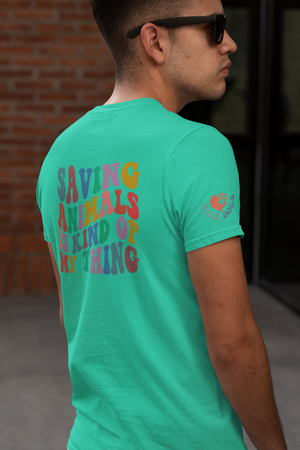 Saving Animals Tee (available in several colors)