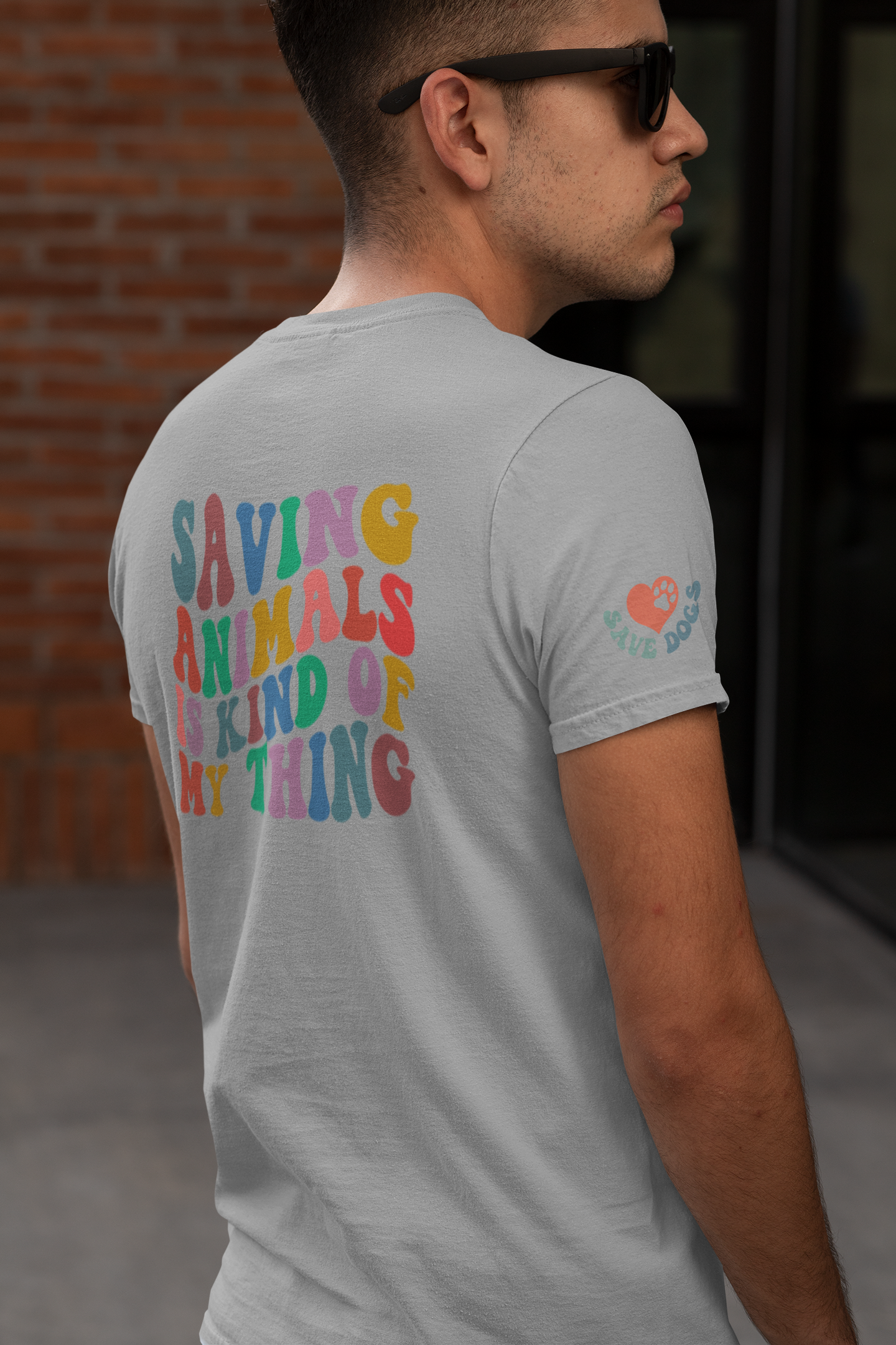 Saving Animals Tee (available in several colors)