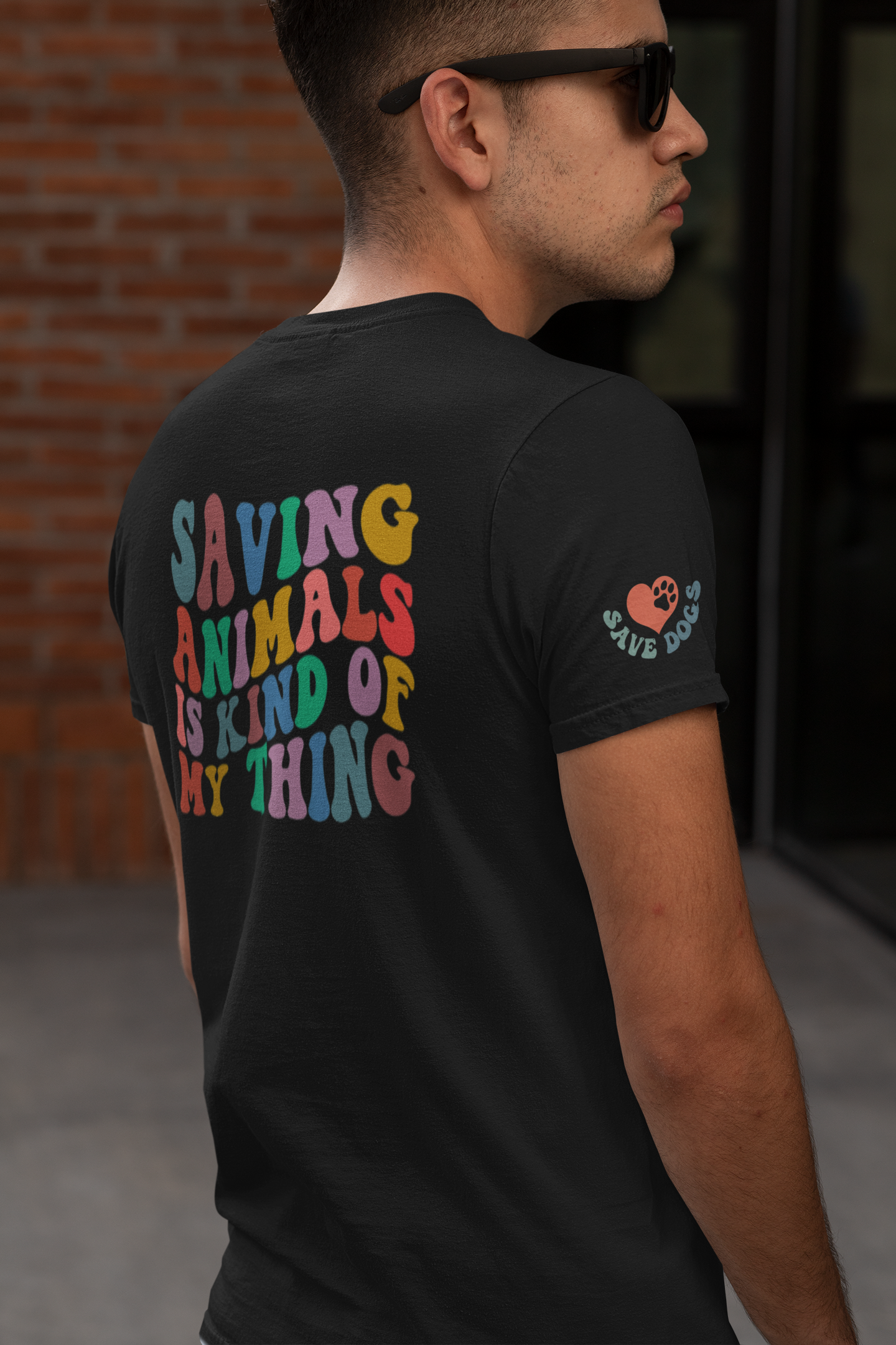 Saving Animals Tee (available in several colors)