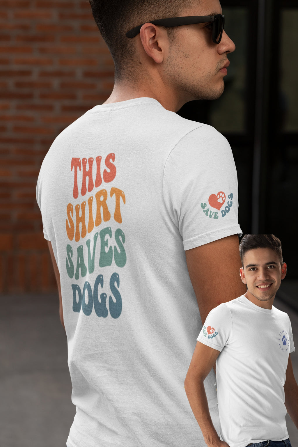 Saves Dogs Tee (available in several colors)