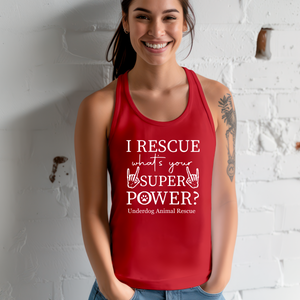 Super Power Racerback Tank (Available in several colors)