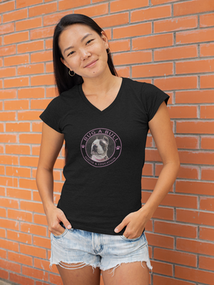 Bug A Bull Ladies Triblend Relaxed V-Neck (Available in several colors)