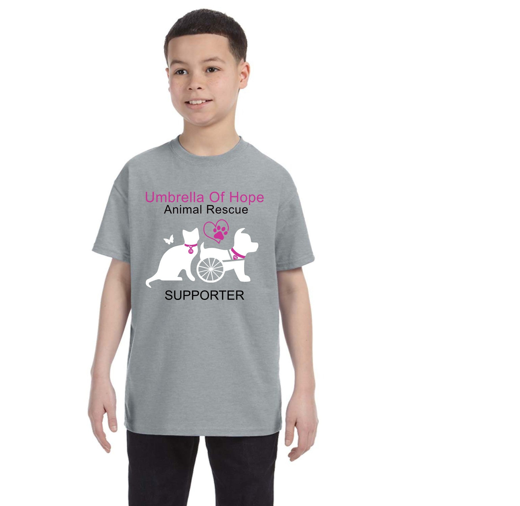 Umbrella of Hope - Youth Tee - Ruff Life Rescue Wear