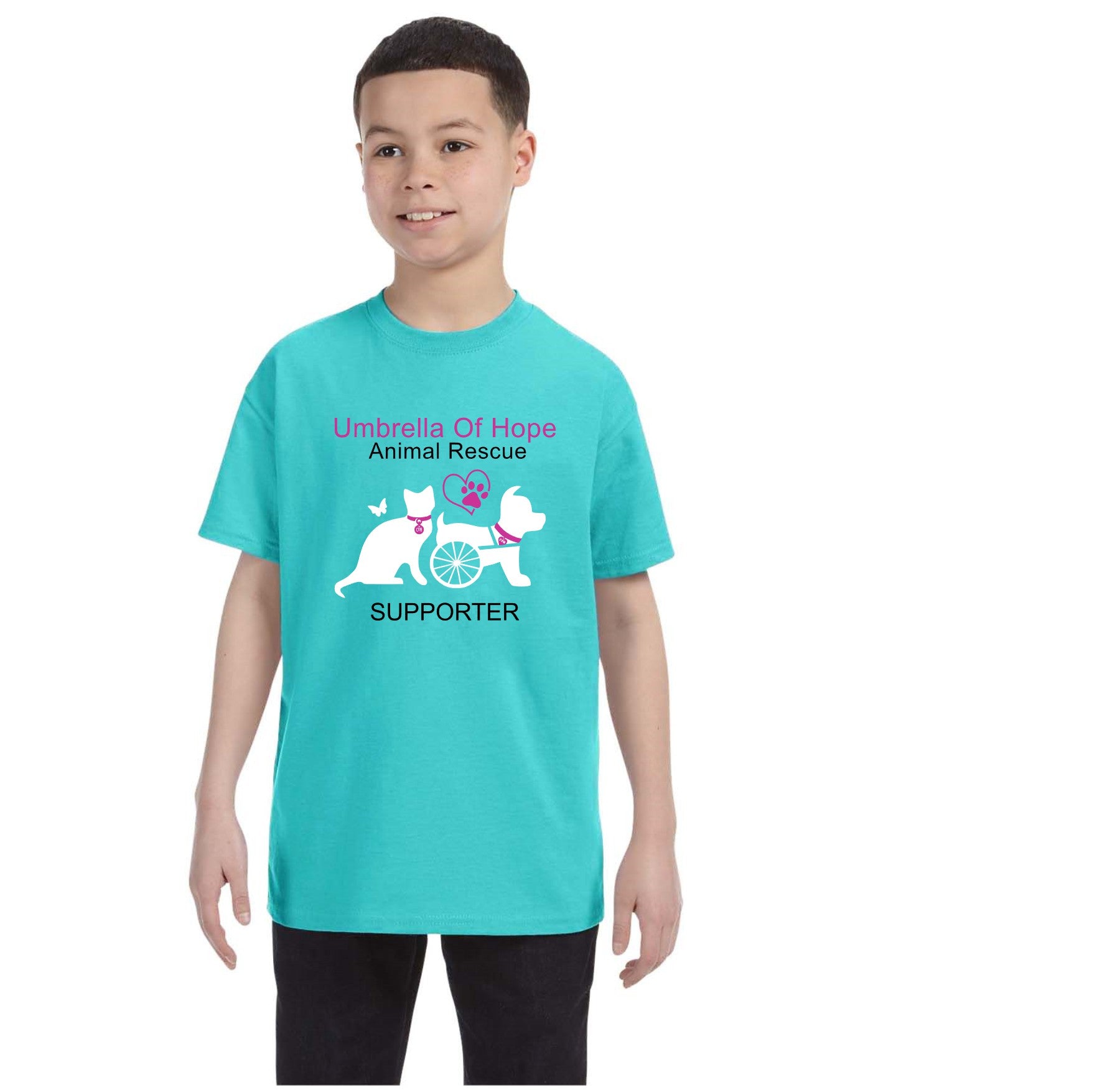 Umbrella of Hope - Youth Tee - Ruff Life Rescue Wear