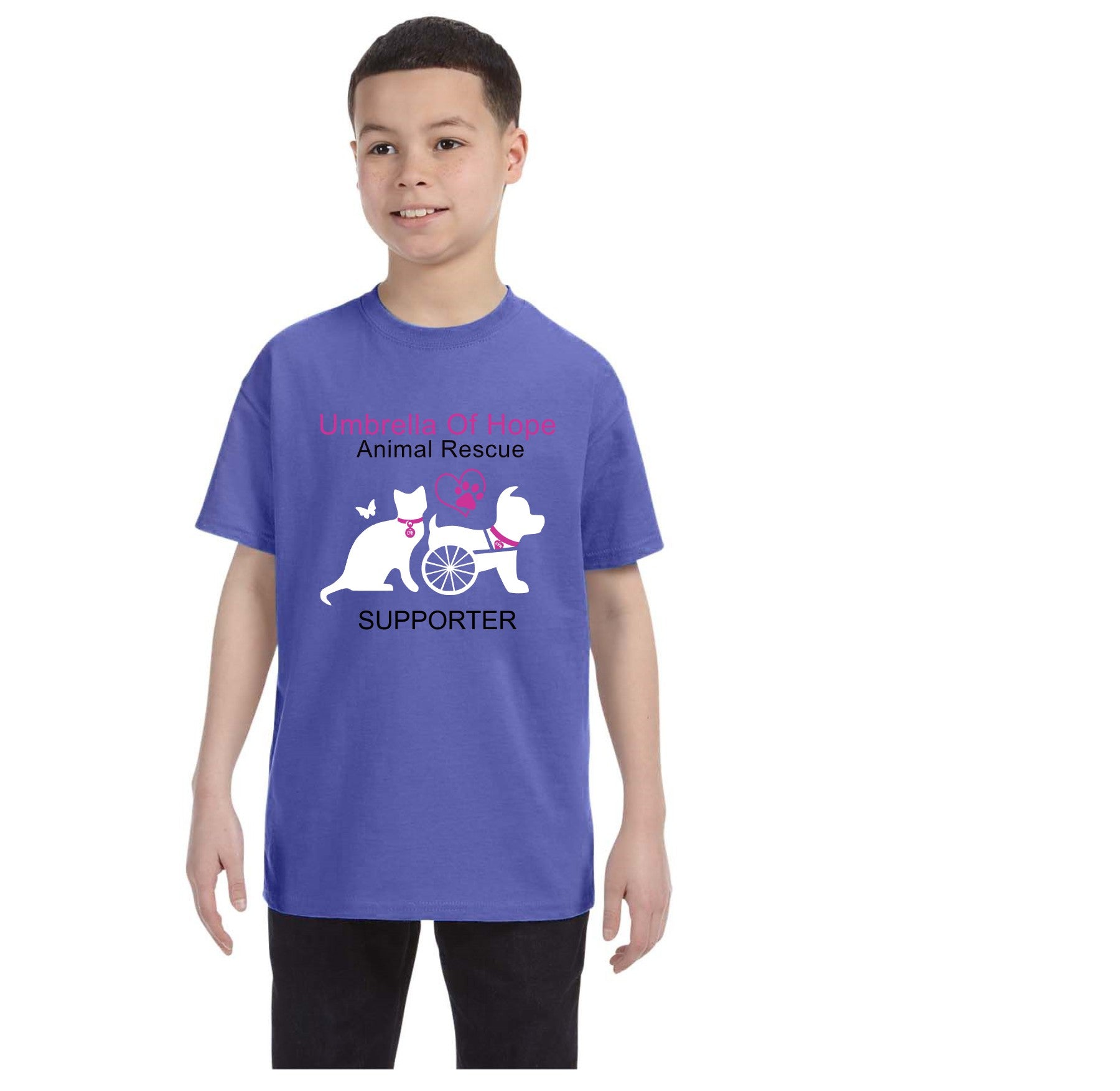 Umbrella of Hope - Youth Tee - Ruff Life Rescue Wear