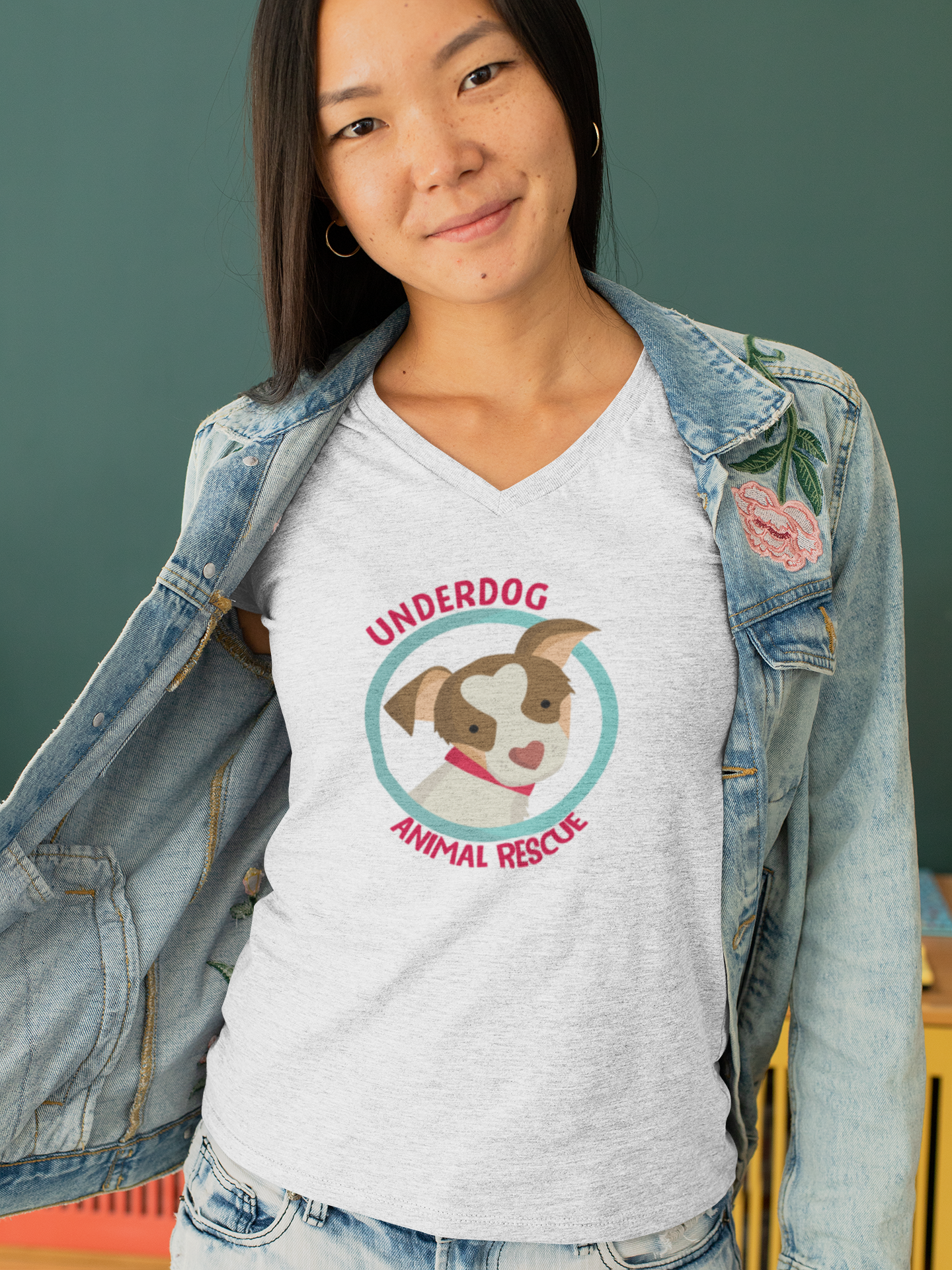 Underdog Ladies V - Ruff Life Rescue Wear