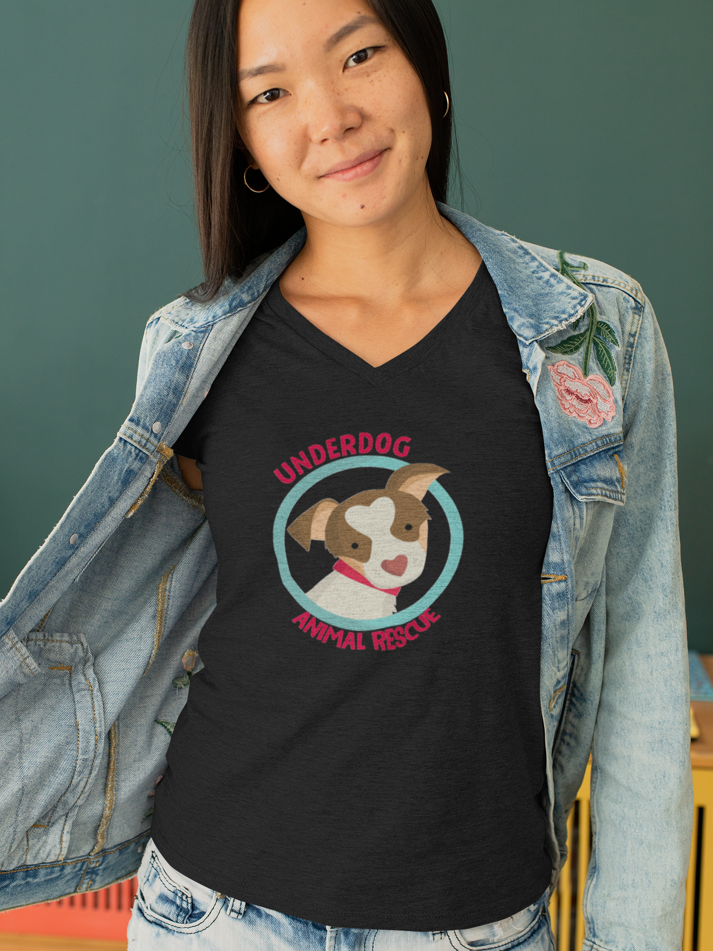 Underdog Ladies V - Ruff Life Rescue Wear