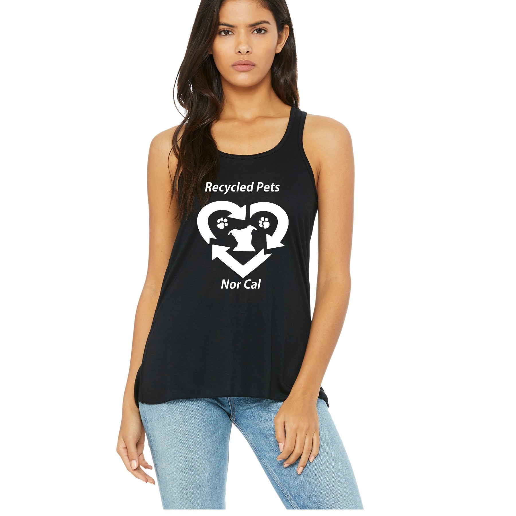 Recycled Pet NorCal Flowy Tank - Ruff Life Rescue Wear