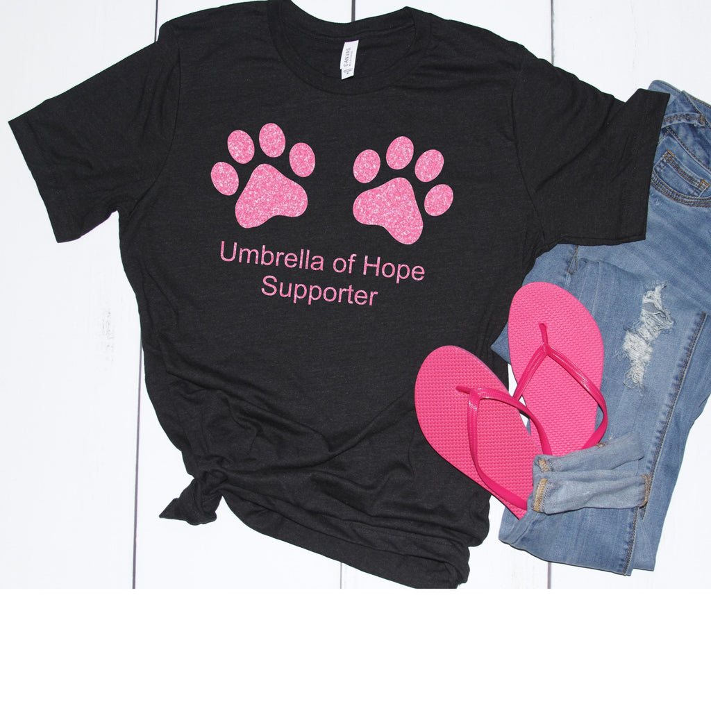 Breast Cancer Awareness Umbrella of Hope Unisex - Ruff Life Rescue Wear