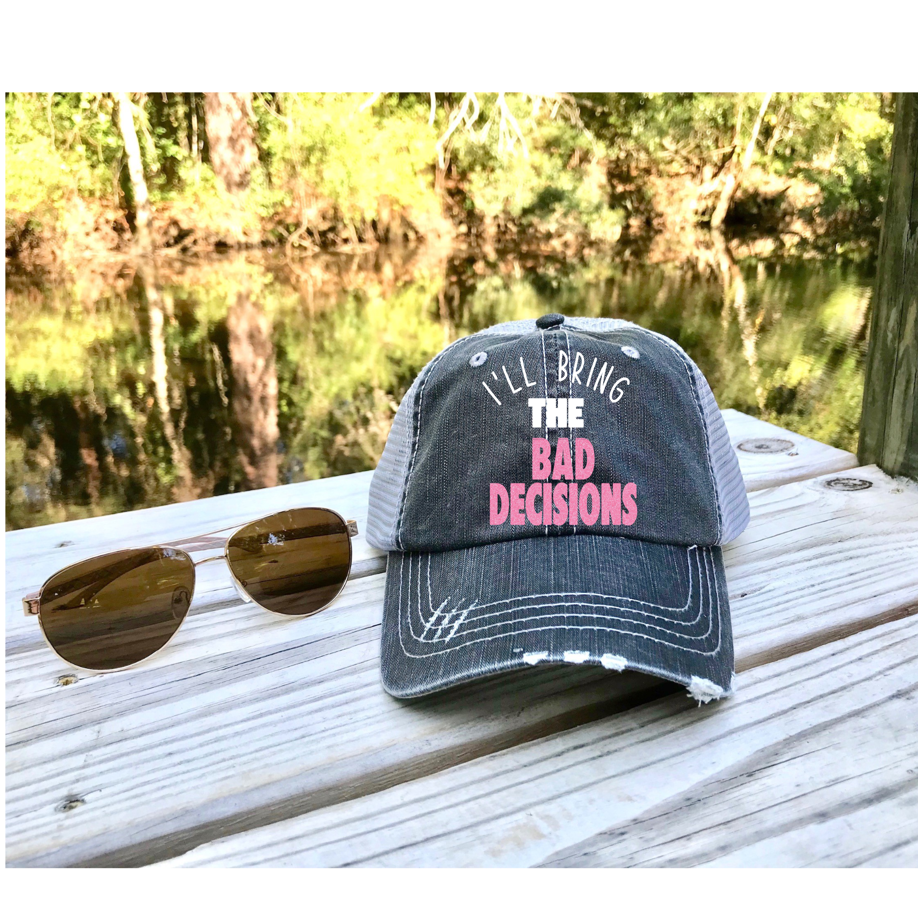 I'll Bring - Vintage Trucker Hats - Ruff Life Rescue Wear