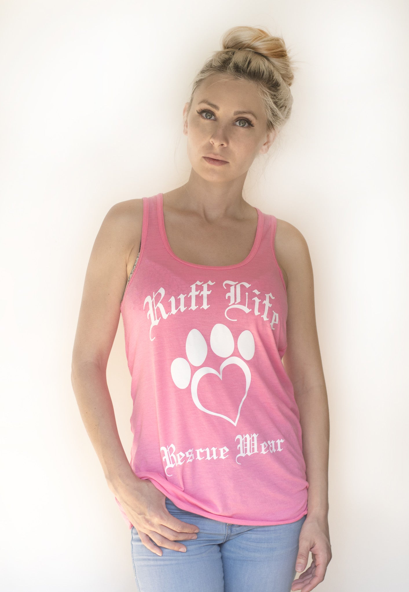 Ruff Life Women's Racerback Tank - Ruff Life Rescue Wear