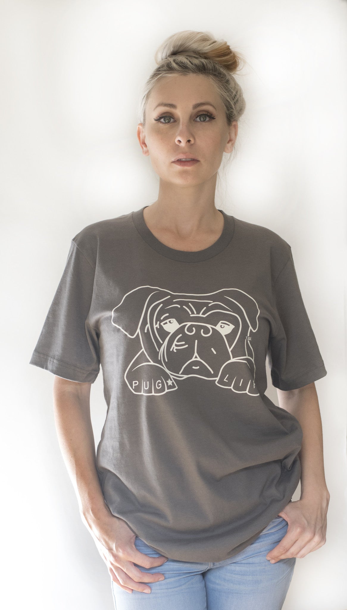 Unisex Pug Life Tee - Ruff Life Rescue Wear