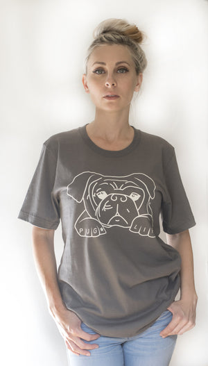 Unisex Pug Life Tee - Ruff Life Rescue Wear