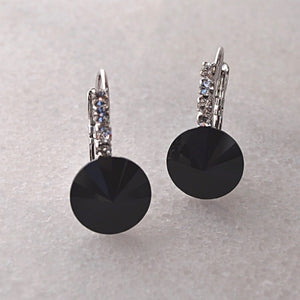 Lever Back Crystal Earrings - Ruff Life Rescue Wear