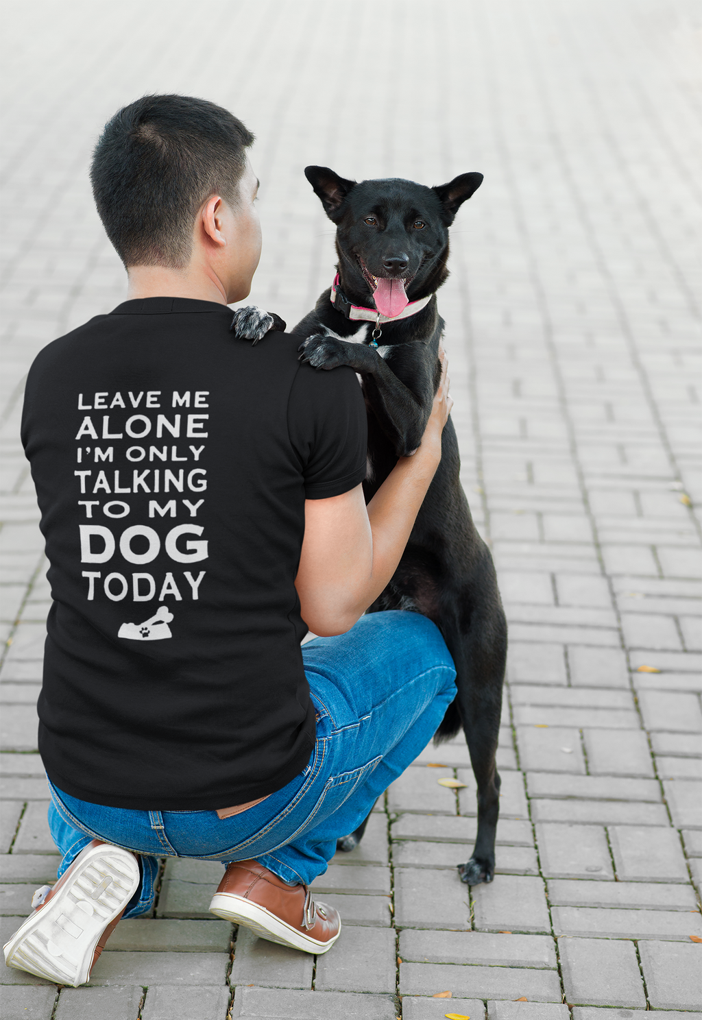 Leave Me Alone Back Option- Unisex - Ruff Life Rescue Wear