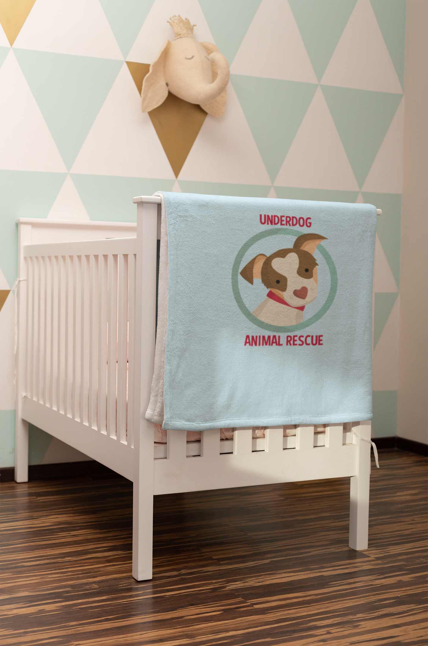 Underdog Baby Blanket - Ruff Life Rescue Wear