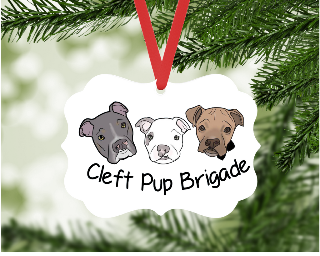 Cleft Pup Brigade Ornament (Free with purchase just add to cart)