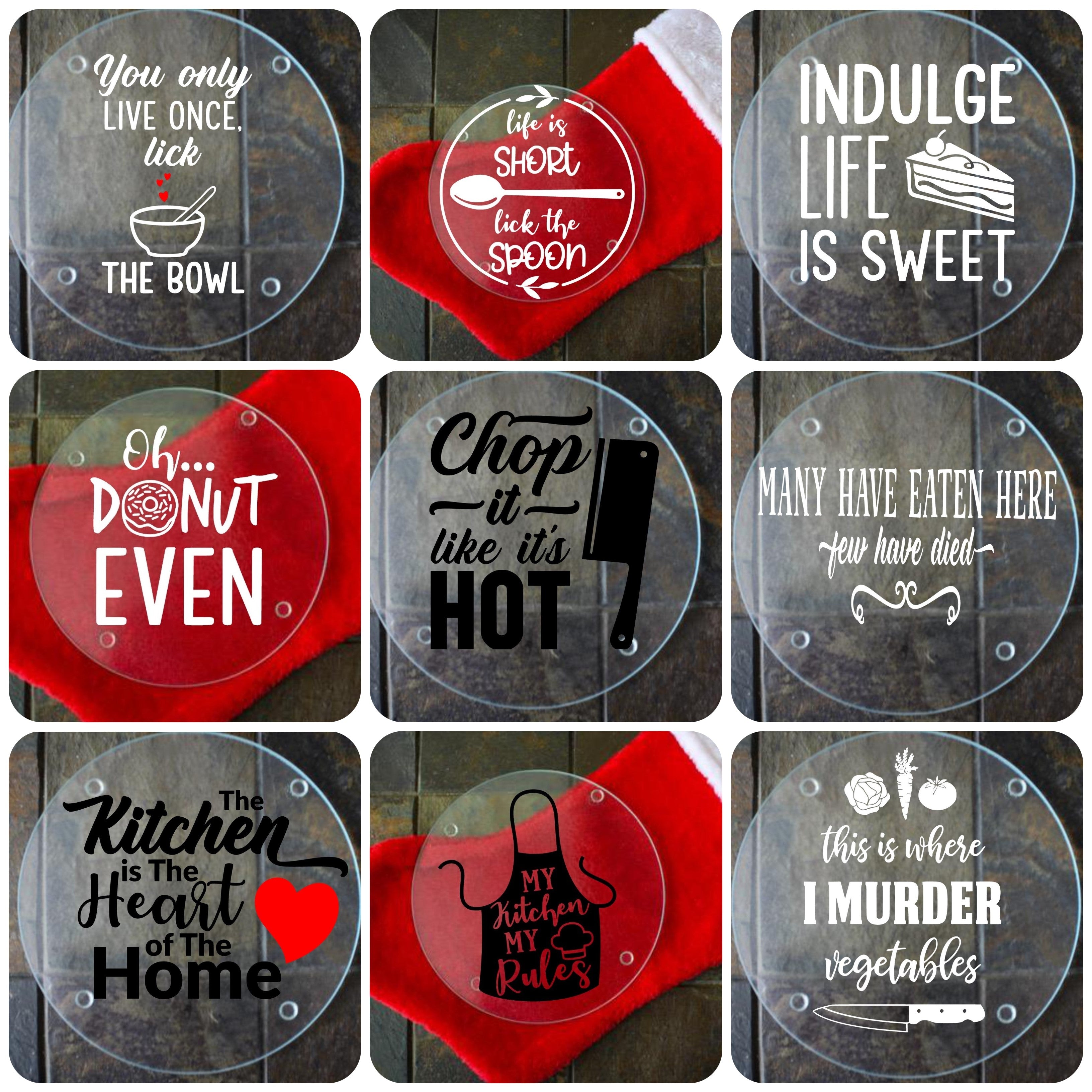 Glass Cutting Boards - Ruff Life Rescue Wear