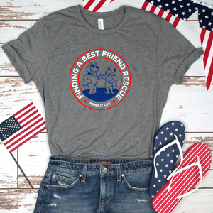 Patriotic Finding A Best Friend Rescue Unisex