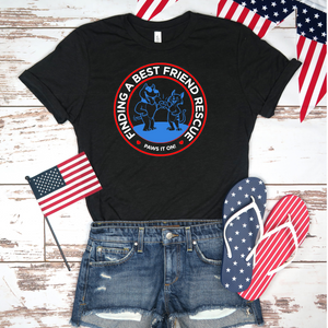 Patriotic Finding A Best Friend Rescue Unisex