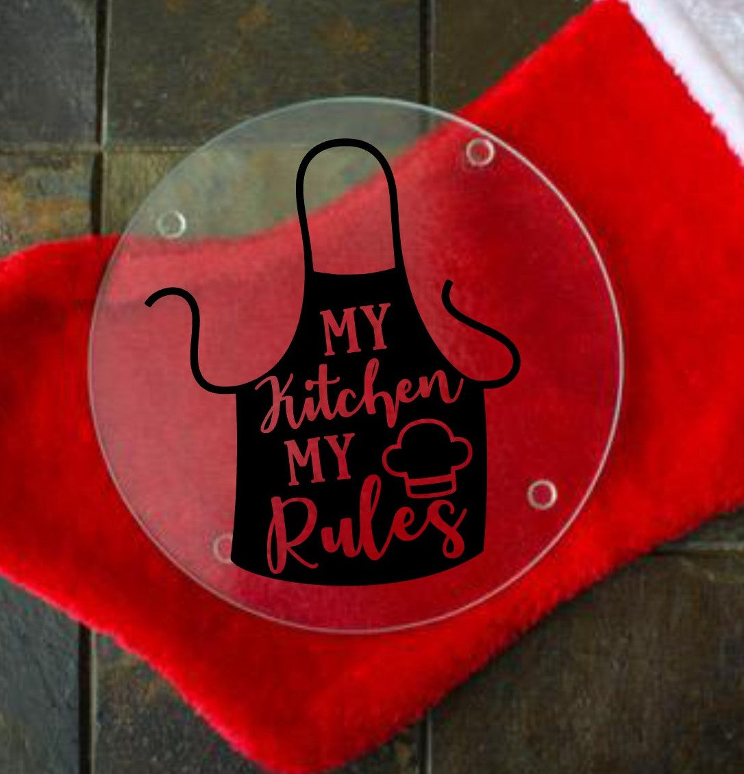 Glass Cutting Boards - Ruff Life Rescue Wear