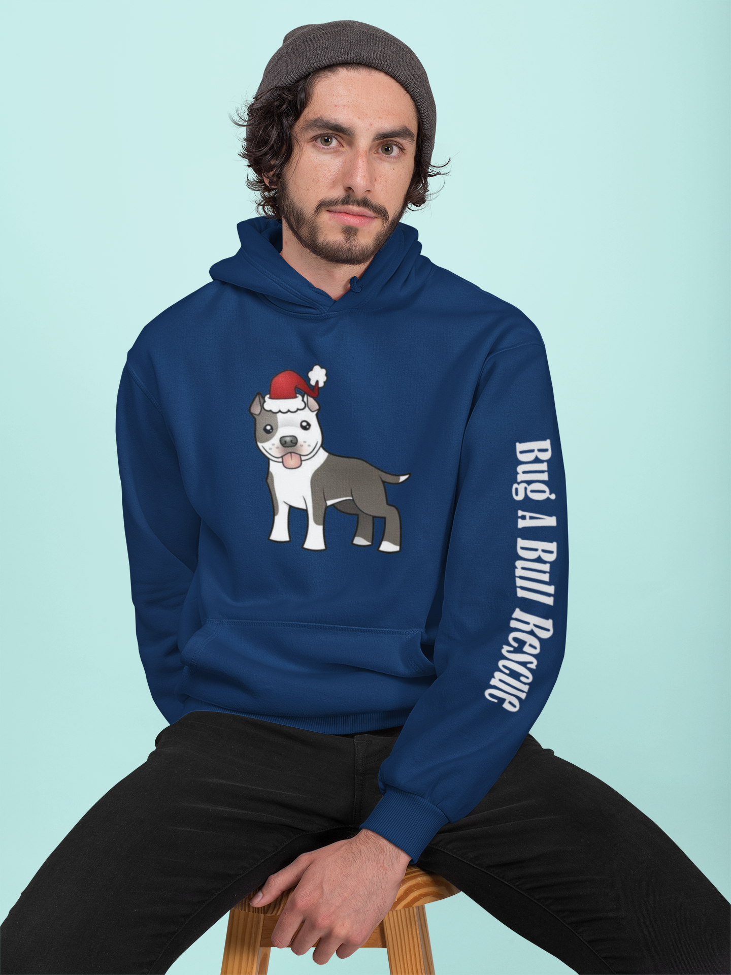 Bug A Bull Christmas Hoodie (Available in several colors)