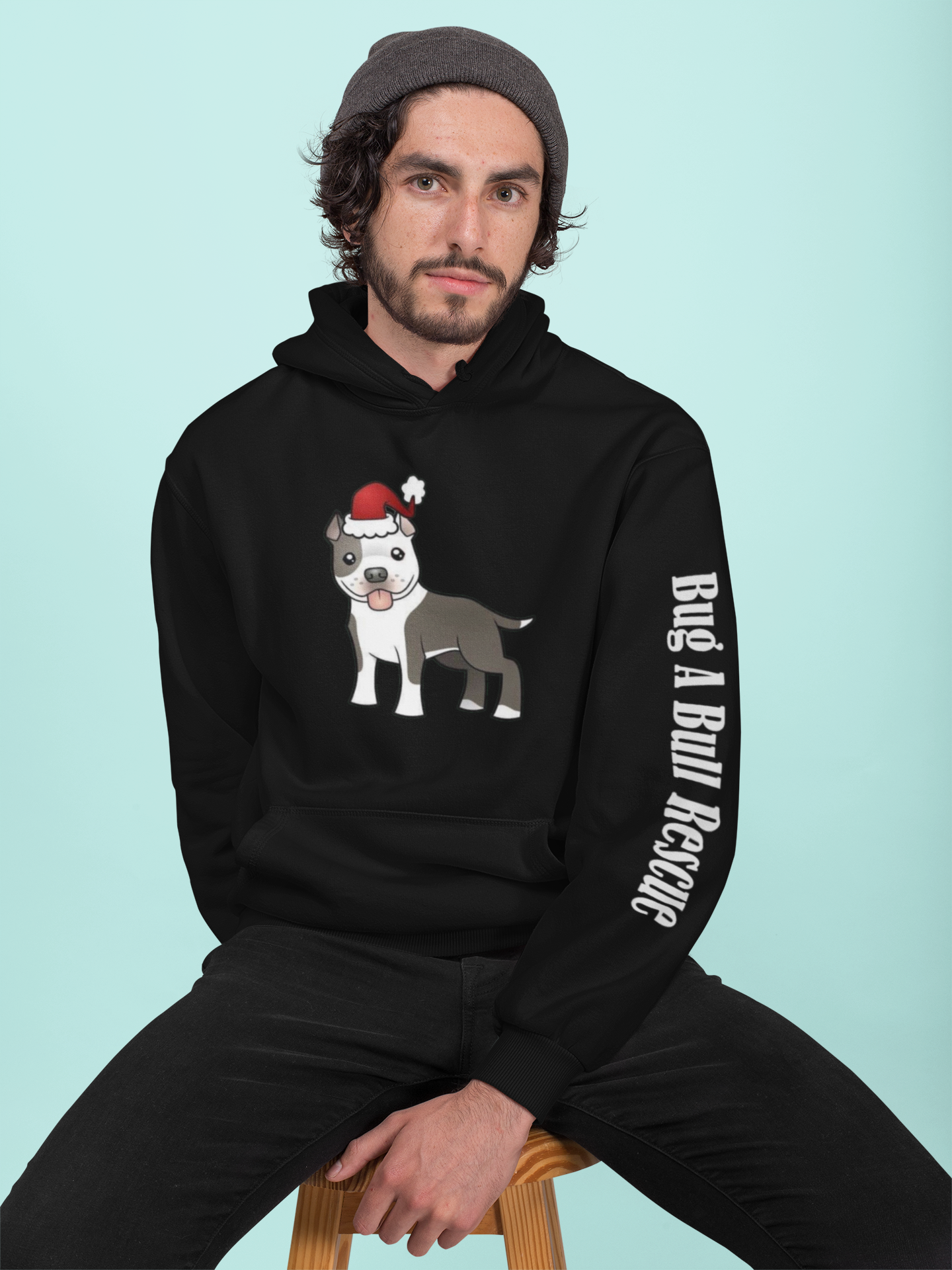 Bug A Bull Christmas Hoodie (Available in several colors)