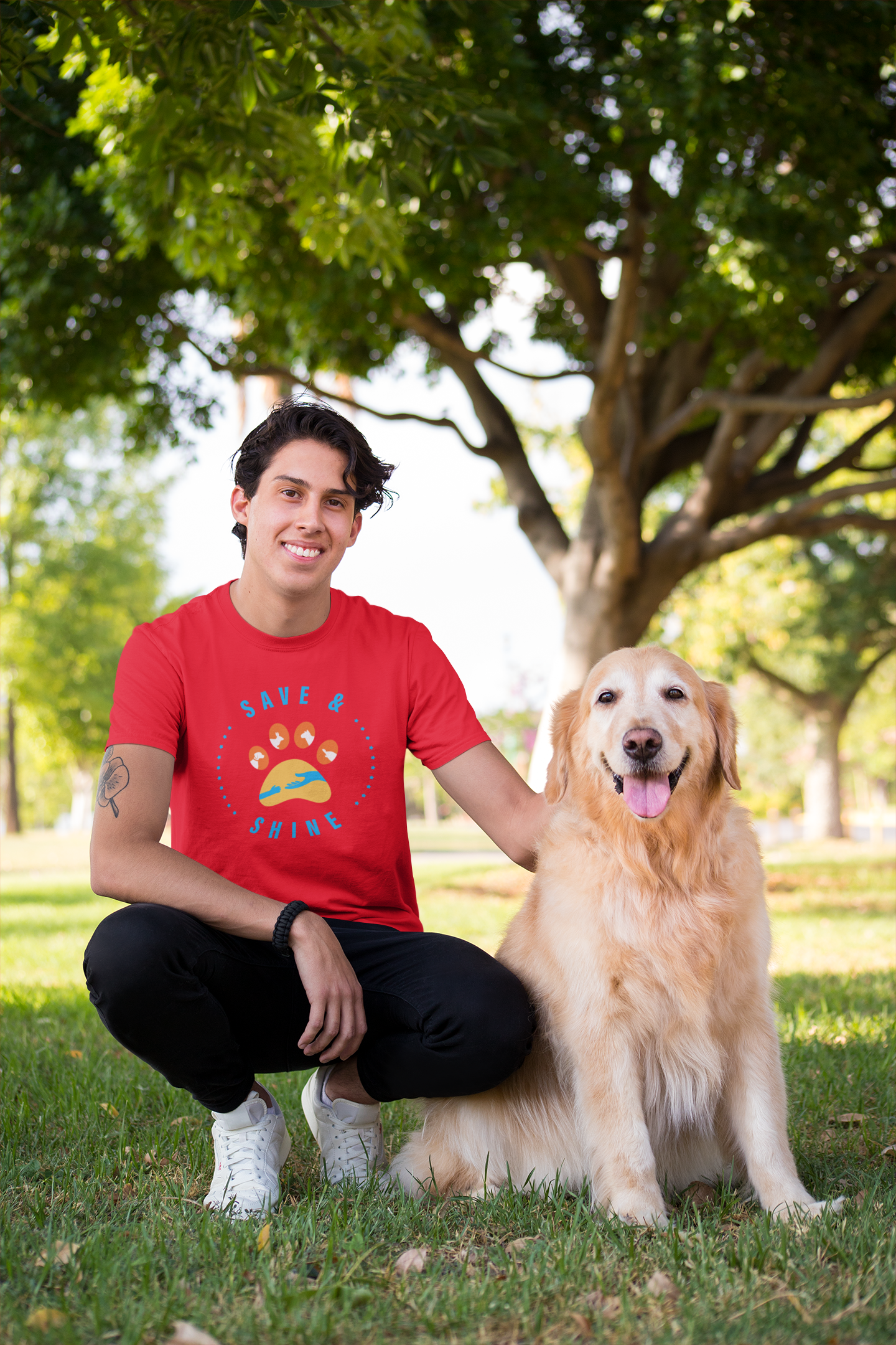 Save and Shine Large Logo Unisex Tee